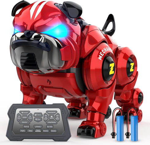 Lterfear Robot Dog for Kids, Remote Control Robot Rechargeable Programing Stunt Robo