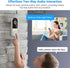 Lunelyx 2.4G Lunely Wireless Video Doorbell Camera, Smart Outdoor Surveillance Cam, Live View, Cloud Storage, AI Human