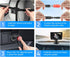 FAUOSWUK 4.3" 1080P 360 150 8 Baby Car Camera Monitor with HD Night Vision Rotation & Wide View Angle for Newborn