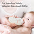 Pigeon PP Nursing Bottle Wide Neck, 8.1 Oz (Pack of 4), Natural Feel, Easy to Clean, Includes 4pcs M Nipples (3m+)