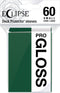 Ultra Pro E-15629 Eclipse Gloss Small Sleeves - 60 Pack in Forest Green