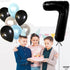 KatchOn Black 40 Inch Giant Number 7 Balloon for Birthday Decorations for 7 Year Old Boys & Girls