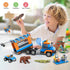 1356PCS Set Playset 6+ CUBIMANA City Jungle Adventurer Helicopter Building Toys - Forest Truck Adventure Building