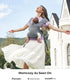 Momcozy 1235 lbs Portable Baby Carrier Compact & Lightweight, Adjustable for Travel, Fold & Go Convenient Storage Hip