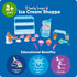 Playset, Learning Resources Swirly Scoops Ice Cream Shoppe - Play Food Cones, Pretend Play Kitchen Preschool Toys