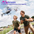 3.5 2 2.4GHz DEERC Remote Control Helicopter, CH Altitude Hold RC Helicopters w/Gyro for Beginner, Shells LED Light One