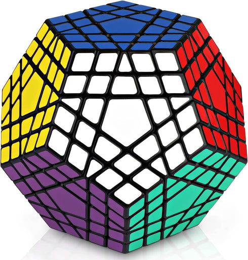 Ganowo Megaminx Speed Cube Gigaminx 5x5 Cubes Brain Teasers Games Magic Twist