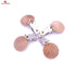 Dummy 30 Natural Beech Wood Round Pacifier Clips Silicone Pacifier Holder Suspender Clips Sutoyuen Wood Pacifier Clip