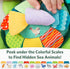 6 1 Tummy Turtle Baby Sensory Toy, in Montessori Time Texture Toys, Flip Scales & Multi-Textured Belly & Rattle