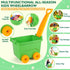 FHOZGECY Set, Wheelbarrow Set 3-8 Kids Gardening Outdoor Toys with and Kids Garden Tools, Toddler Gardening