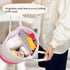 Luxury Diaper Caddy Organizer, Large Cotton Rope Nursery Basket for Baby Diaper Storage, Portable with Removable Divider