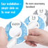 Baby Closet Dividers (Baby Blue) by Eli with Love – Set of 8 Size Dividers for Boys’ Nursery Closet