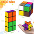 Star Cube Magic Cube Set, 2 in 1 Yoshimoto Cube for Kids and Adults, Toy for Ages 8-12