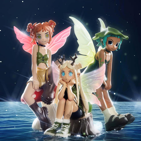 POP MART Peach Riot Punk Fairy Series Figures - Peach Riot Blind Box Figures, Random Design Action Figures Collectible