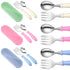9 Pieces Toddler Utensils Set, Stainless Steel Fork and Spoon, Kid Safe Flatware for LunchBox