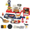 Kids Pizza Oven Play Set: Ice Cream Maker, Card Reader, Cash Register,