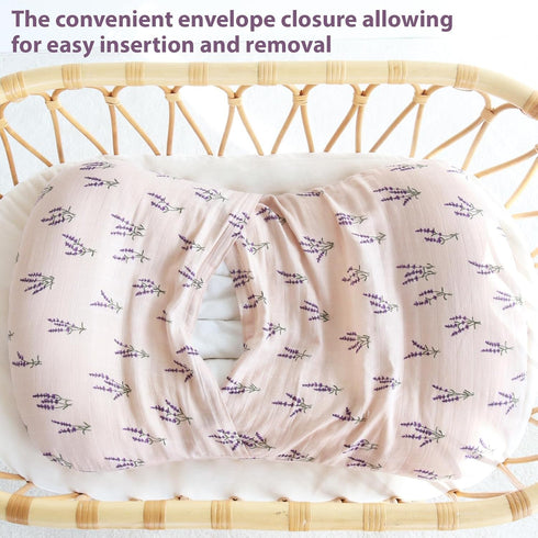 Set 2 Pack LifeTree Muslin Swaddle Blankets,Headband and Hat with Birth Announcement Card and Baby Lounger