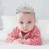 Beaupretty 2PCS Baby Girls Crystal Crown Tiara Hair Belt Headband, Soft Headwrap, Princess Hair Accessories