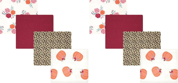 Hudson Baby Unisex Baby Cotton Flannel Receiving Blankets, Cutest Pumpkin, One Size