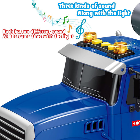 1-3 3-5,Big Dwi Dowellin Toddler Trucks Toys for Boys Age Cement Mixer Truck with Lights and Sounds,Kids Boy Toys