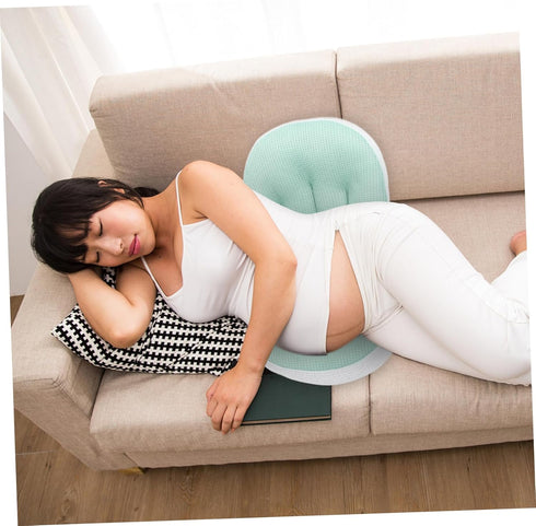 VANZACK 1Set Maternity Pillow with Lumbar Cushion Wedge Comfortable Abdominal Support for Pregnancy Breathable Side