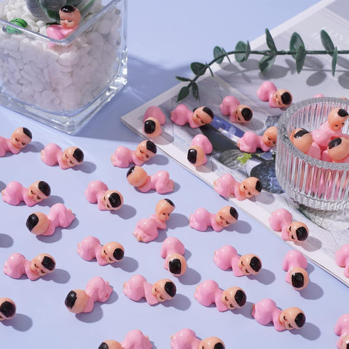 My Water Broke Baby Shower Game with 100 Mini Plastic Babies, 3 Ice Cube Trays, Baby Shower Decorations and Games