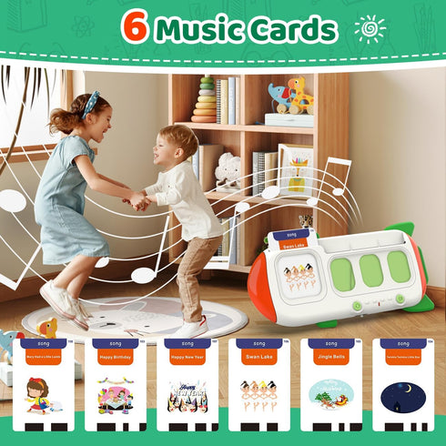 107 3 4 5 6 QuTZ Talking Flash Cards CVC Word Spelling Games, Preschool Learning Activities Learning Toy, Words Letter