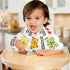 decor gift 4 Pack 22x11in Cotton Burp Cloth Breathable Happy Birthday Cute Butterfly spit up Cloth for Newborns