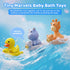 6 Tiny Marvels Baby Bath Toys for Months & Up, Mold Free No Hole Bath Toys, BPA Free Floating Toddler Bath Toys, Safe