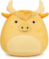 Highland Cow Plush Toy - Soft and Cuddly Plush Pillow - Spotted