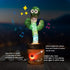 MIAODAM Volume Adjustable Dancing Cactus Toy, Colorful Glowing Plush Toy Singing 120 Songs for Kids
