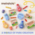 (10 Pack) 100% 1-3, 2-4, Honeysticks Triangular Crayons - Pure Beeswax, Food Grade Colors, Non Toxic Crayons for Baby