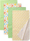Waoot Kdet Cotton Flannel Receiving Blankets 4 Pcs, Baby Swaddle Blankets, Infant Flannel Blanket