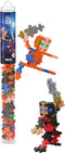 PLUS PLUS Ninjas, 70 Piece Tube, Construction Building STEM/STEAM Toy, Interlocking Mini Puzzle Blocks for Kids