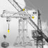 PANPAPA Metal Building Toys, 273pcs 3 in 1 Tower Crane & Frame Crane
