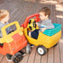 1-3 Toyvian Kids Steering Wheel - Simulated Driving Controller, Early Education Pretend Driving Toy with Light Music
