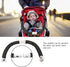Zerone Universal Stroller Bumper Bar, Adjustable Grab Handle with Soft Grip for Baby Strollers, Detachable Safety