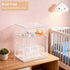 Countertop 2 Baby Bottle Storage Organizer for Cabinet, Tiers Nursery Clear Acrylic Bottles Station Organizers
