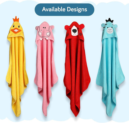 Generic 100% Hooded Baby Bath Towel for New Born, Super Soft, Made with Super Soft and Highly Absorbent Zero Twist