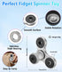 ATESSON Fidget Spinner Toy - Ultra Durable Stainless Steel Bearing, High Speed Spins, Precision Metal Hand Spinner for