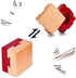DC-BEAUTIFUL Mini 3D Brain Teaser Impossible Dovetail Box Wooden Magic Drawers Puzzle Toy Gift Jewelry Box