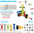 Afomida 215 Playset 4-7, 8+ PCS Creative Building Blocks Toy - Featuring Storage, Includes Dinosaur, Robot, Car