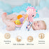 Tummy 0-3-6-12 Sumobaby Infant Baby Musical Stuffed Animal Activity Soft Toys with Multi-Sensory Crinkle, Rattle