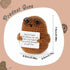 Positive Potato, 2.95 Inch Cheerful Potato Gifts with Positive Card Cute Glasses Knitted Potato Doll for New Year Gift Birthday Gifts Friends Christmas Party Decoration