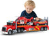 SpringFlower Extra Large Fire Truck Toys for Boys Girls with Racing Car