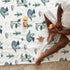 Cartoon Fairy Tale Dragon Baby Blanket, Watercolor Dragons Flannel Swaddle Blanket for Boy Girl (Green 30x40)