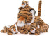 MorisMos Tiger Stuffed Animals Plush Toys, Soft Mommy & Babies Set, Large Tiger Plush Toy