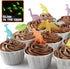 96 Set(24 Piece Glow in Dark Mini Dinosaur Toy Style), Plastic Realistic Dino Figure, Kid Birthday Party Favors