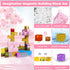 Noroapoo 80pcs 4-8-12,Magnetic 8-12 Magnetic Building Blocks for Kids Ages Building Tiles Constructions Toys,STEM Toys