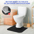 HBGOTL Commode Bathroom(4 Pack, Upgrade Round Potty Training Mats for Boys, Potty Training Toilet Rugs, Toilet Rugs u